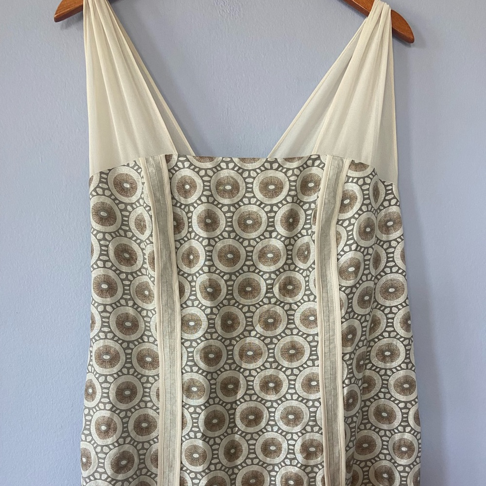 🛑SOLD Isabel Toledo for Lane Bryant Cream Linen Blend Party Sheath Dress 20 - Picture 3 of 8